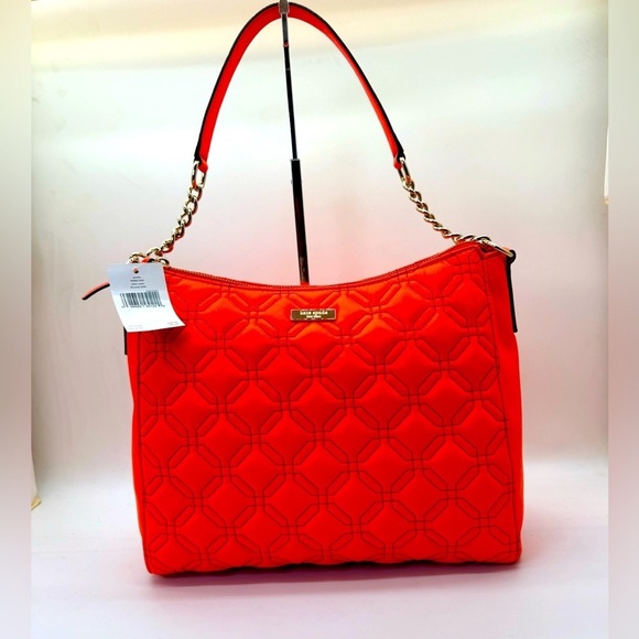 kate spade Handbags - NWT Kate‎ Spade Astor Court Aurelia Flo Coral Quilted Shoulder Bag